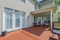 Covered Deck w/ Open Entertaining Area