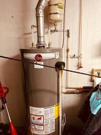 New gas water heater