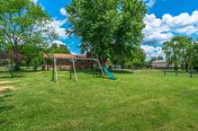 Spacious fenced in area