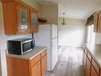 Refrigerator will also remain, Working properly previously the Microwave will convey , Sleek Galley Styled design