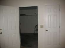 Nice convenient Coat Closet on right of Garage door * Nice shelving in Garage * Attic access for storage also in Garage *