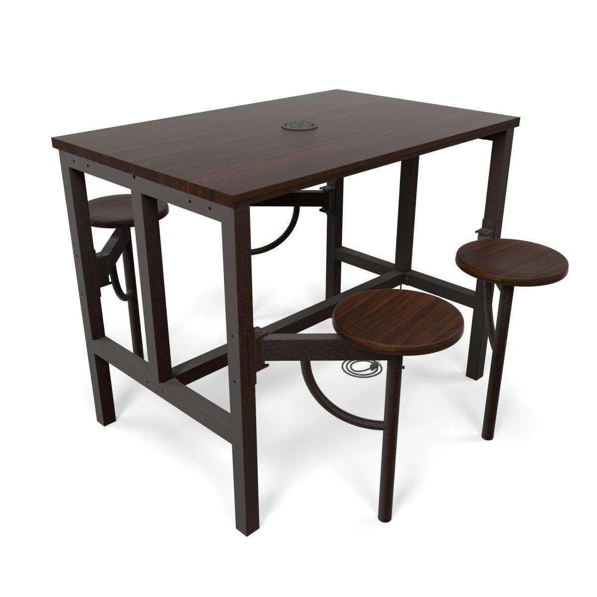 OFM Endure Series Standing Height Four Seat Table