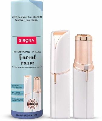 Amazon - SIRONA Portable Electronic Facial Razor for Women Trimmer