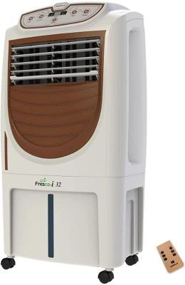 Amazon - HAVELLS 32 L Room/Personal Air Cooler  (White & Brown, Fresco-i 32)