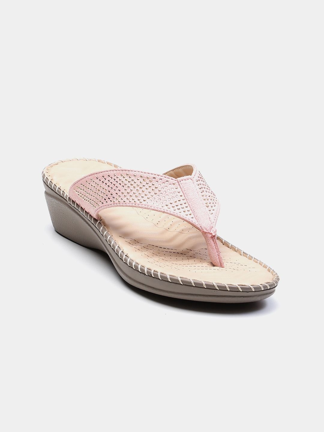 Myntra - Biba Women Pink T-Strap Flats Price