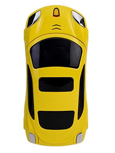 Amazon - Black Zone Blackzone Eco X, Basic Car Shape Flip Phone with Dual Sim & 1.44″ Colour Display Screen (Yellow) Price