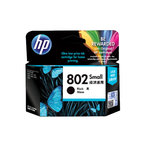 Flipkart - HP 802 Small Ink Cartridge, Black Price