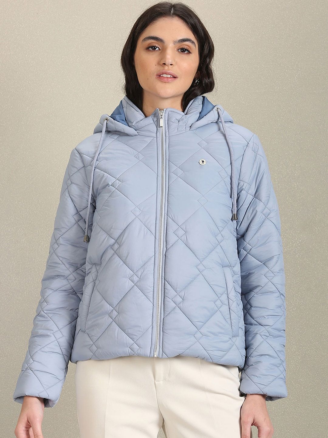 Flipkart - U.S. Polo Assn. Women Hooded Quilted Jacket