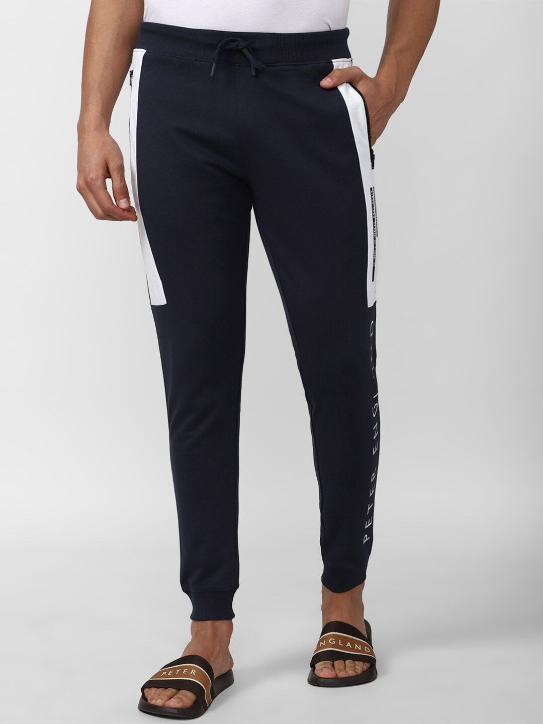 Myntra - Peter England Men Pure Cotton joggers