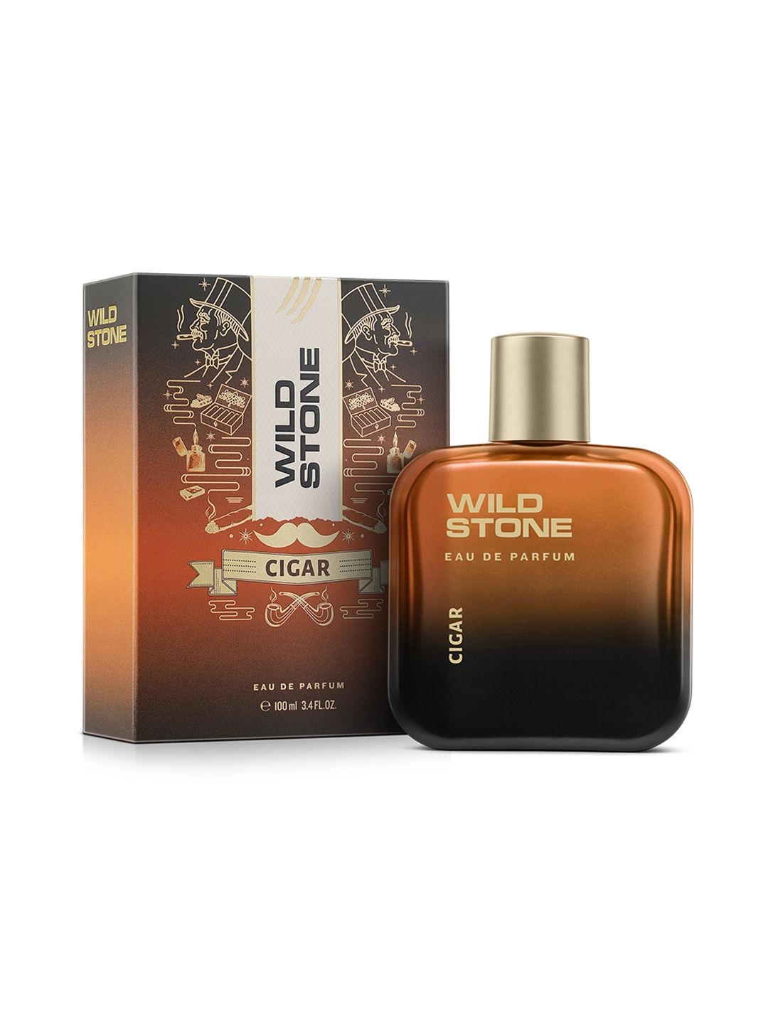 Myntra - Wild stone Men Cigar Long Lasting Eau De Parfum – 100 ml Price