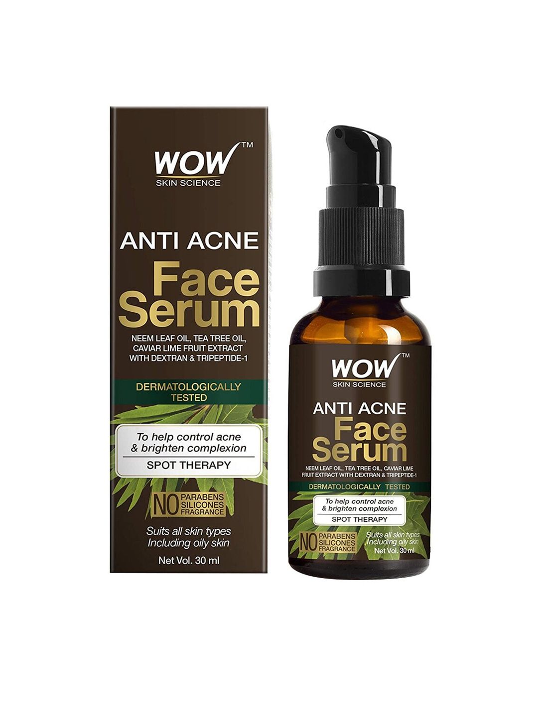 Myntra - WOW Skin Science Anti Acne Face Serum 30 ml Price