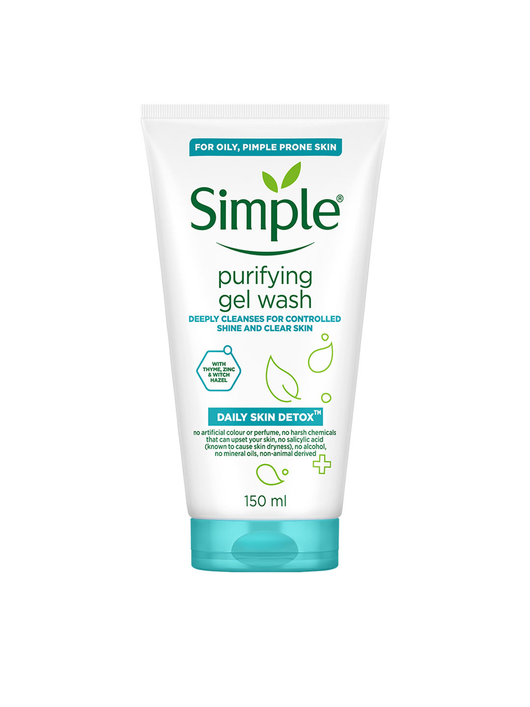Flipkart - Simple Daily Skin Detox Purifying Facial Wash 150 ml Price