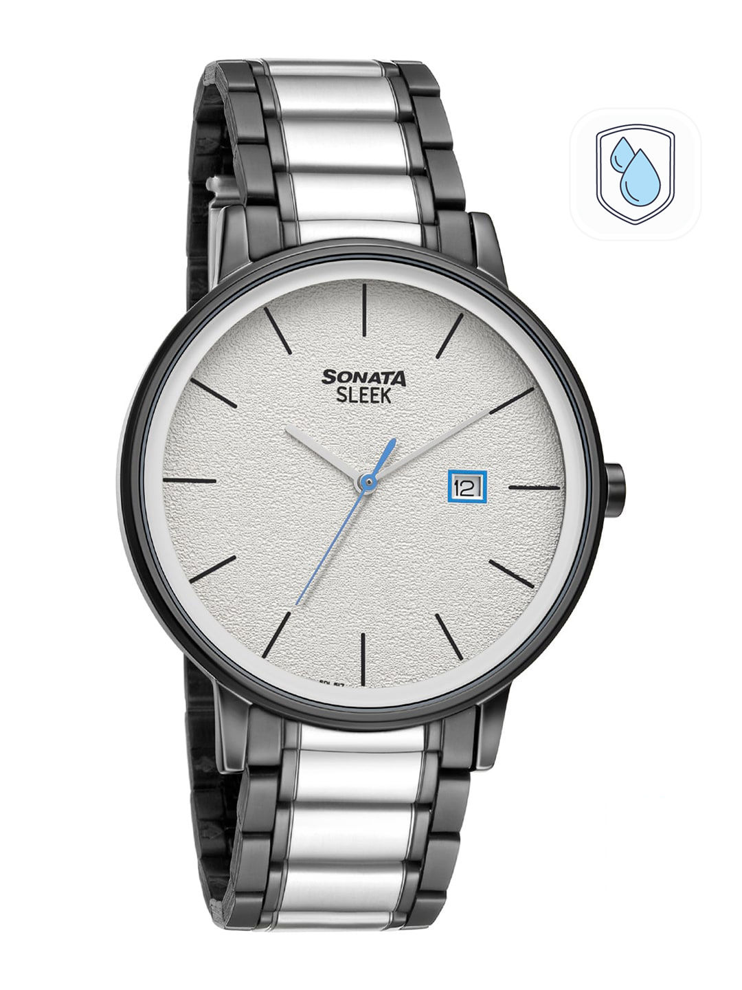 Myntra - Sonata Men Silver-Toned Analogue Watch 7131KM02 Price