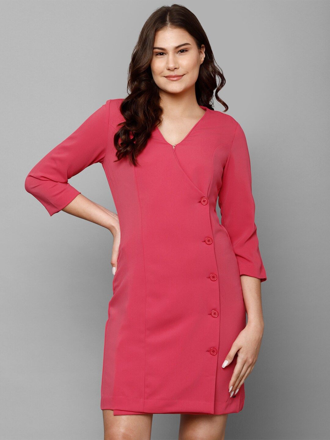 Myntra - Allen Solly Woman Wrap Dress