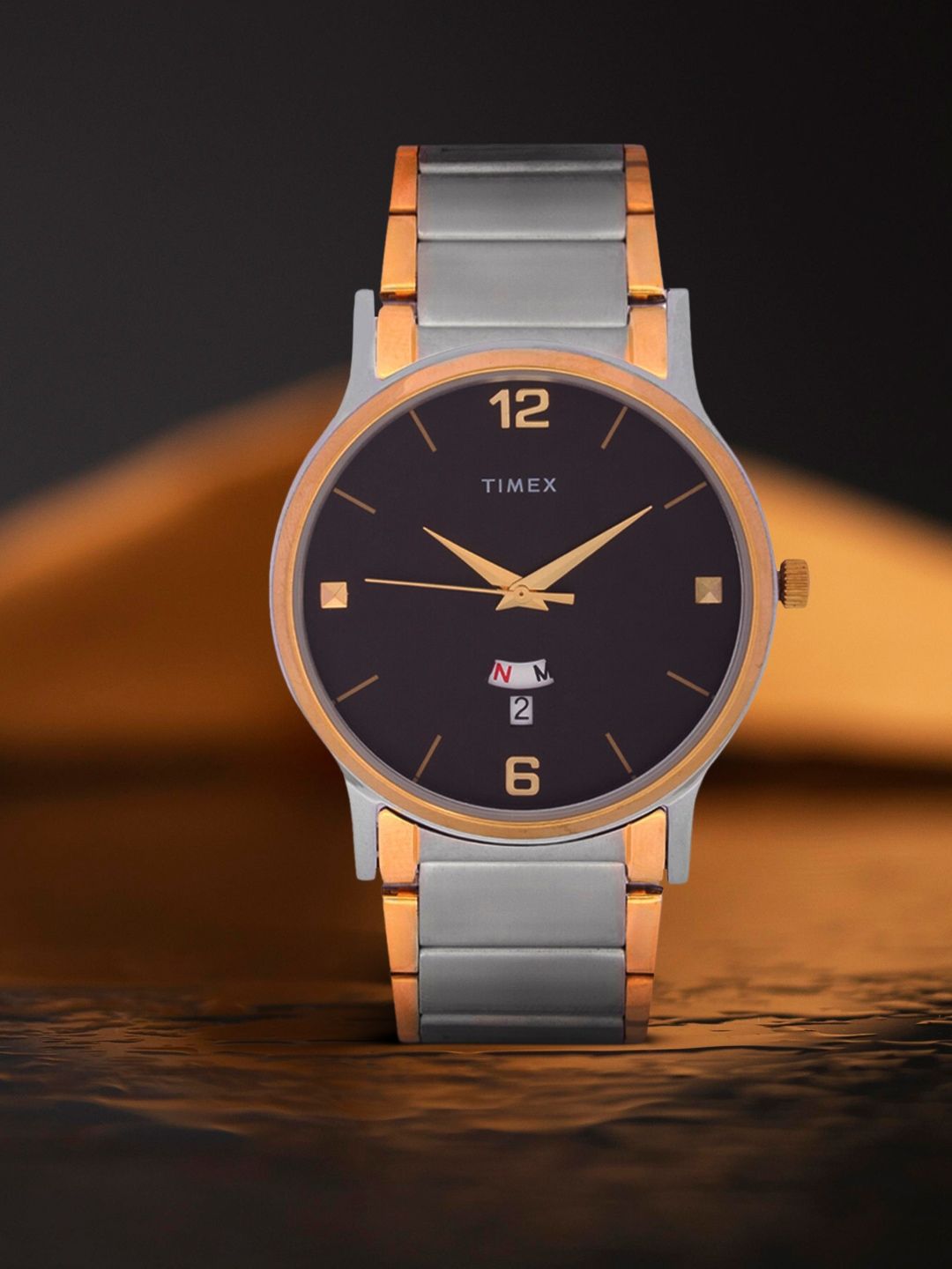 Flipkart - Timex Men Black Analogue Watch – TW000R425 Price