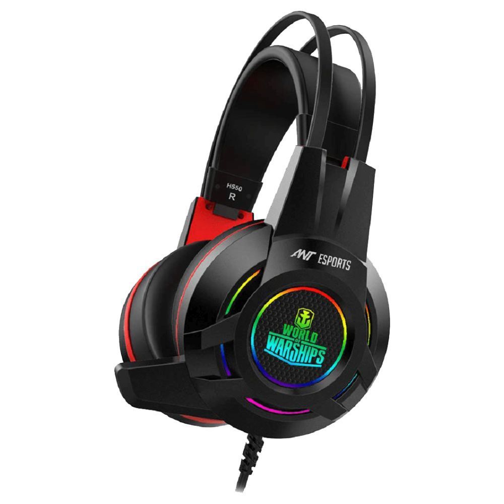 Reliancedigital - Ant Esports H550 Wired Gaming Headphone, Black Price