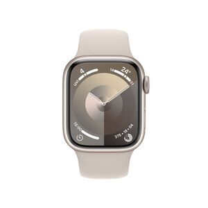 Reliancedigital - Apple Watch Series 9 GPS 41mm Starlight Aluminium Case with Starlight Sport Band – S/M Price