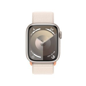 Reliancedigital - Apple Watch Series 9 GPS 45mm Starlight Aluminium Case with Starlight Sport Loop Price