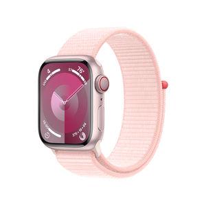 Reliancedigital - Apple Watch Series 9 GPS + Cellular 41mm Pink Aluminium Case with Light Pink Sport Loop Price
