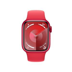 Reliancedigital - Apple Watch Series 9 GPS 41mm (PRODUCT)RED Aluminium Case with (PRODUCT)RED Sport Band – M/L Price