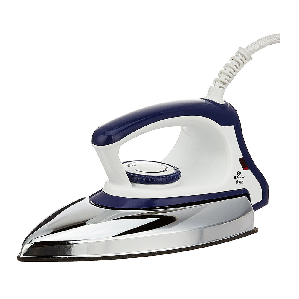 Jiomart - Bajaj Majesty DX 11, 1000 Watts, Dry Iron, Multiple Temperature Levels, White and Blue Price