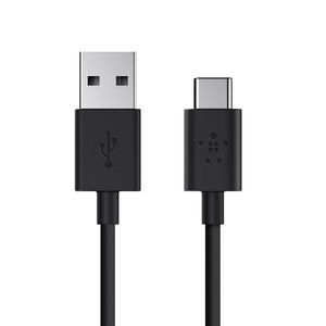 Flipkart - Belkin F2CU032BT06-BLK 1.8 m High Speed USB 2.0 to Reversible USB Type C Charge Cable, Black Price