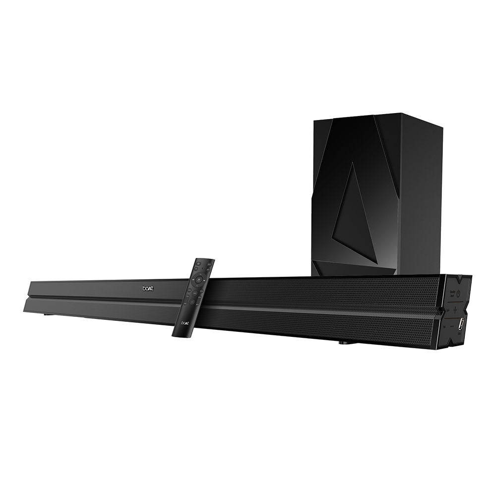 Croma - boAt AAVANTE Bar 1580 Wireless Bluetooth Soundbar Speaker with Subwoofer and HDMI ARC, 120 Watts Price