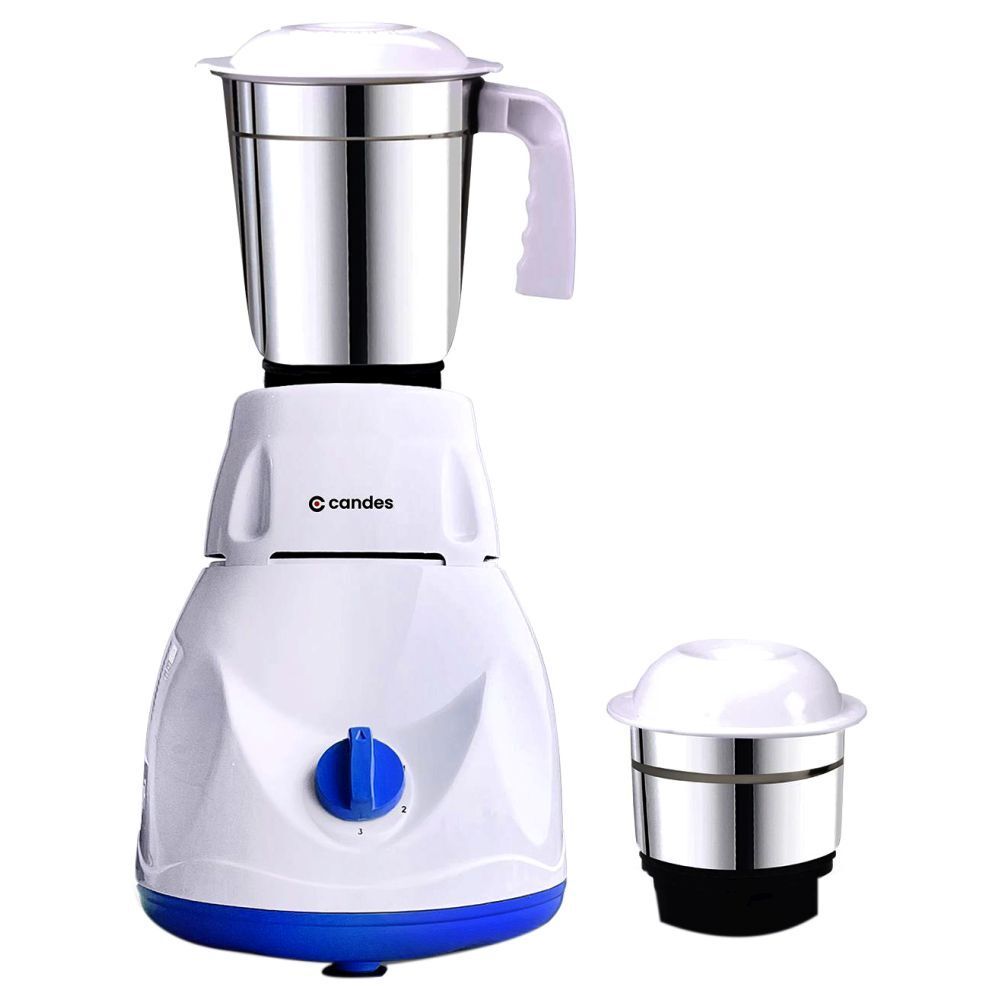 Reliancedigital - Candes Imperial 550W 2 Jars Mixer Grinder, White and Blue Price