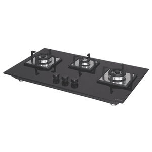 Croma - Elica Flexi AB HCT 375 DX Built-In Hob with 3 Burners, Auto Ignition, Black Price