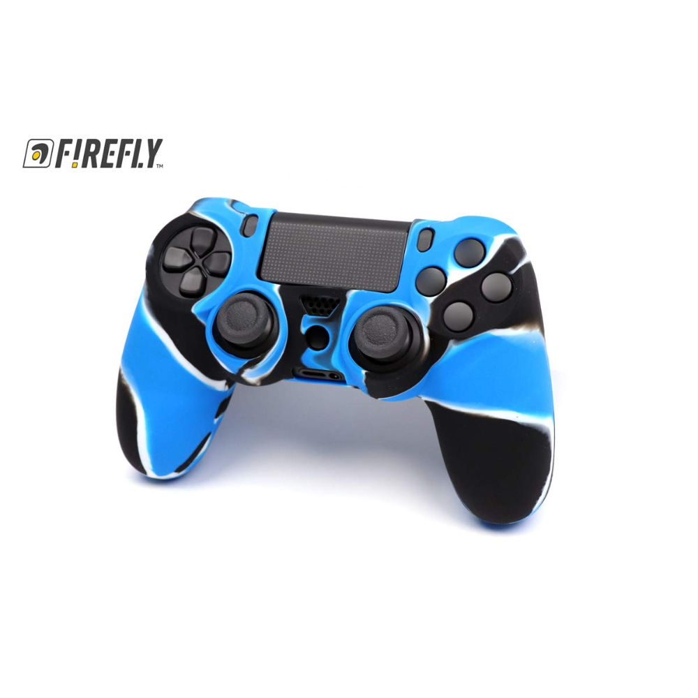 Reliancedigital - Firefly Silicone Cover for PS4 Controller, Azure Marble Price
