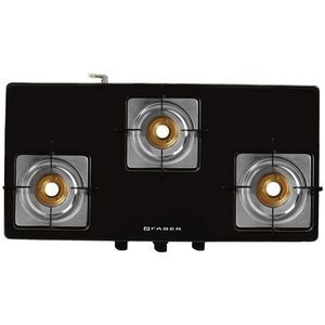 Reliancedigital - Faber Cooktop Supreme Plus 3BB Cooktop with 8mm Toughened Glass Price