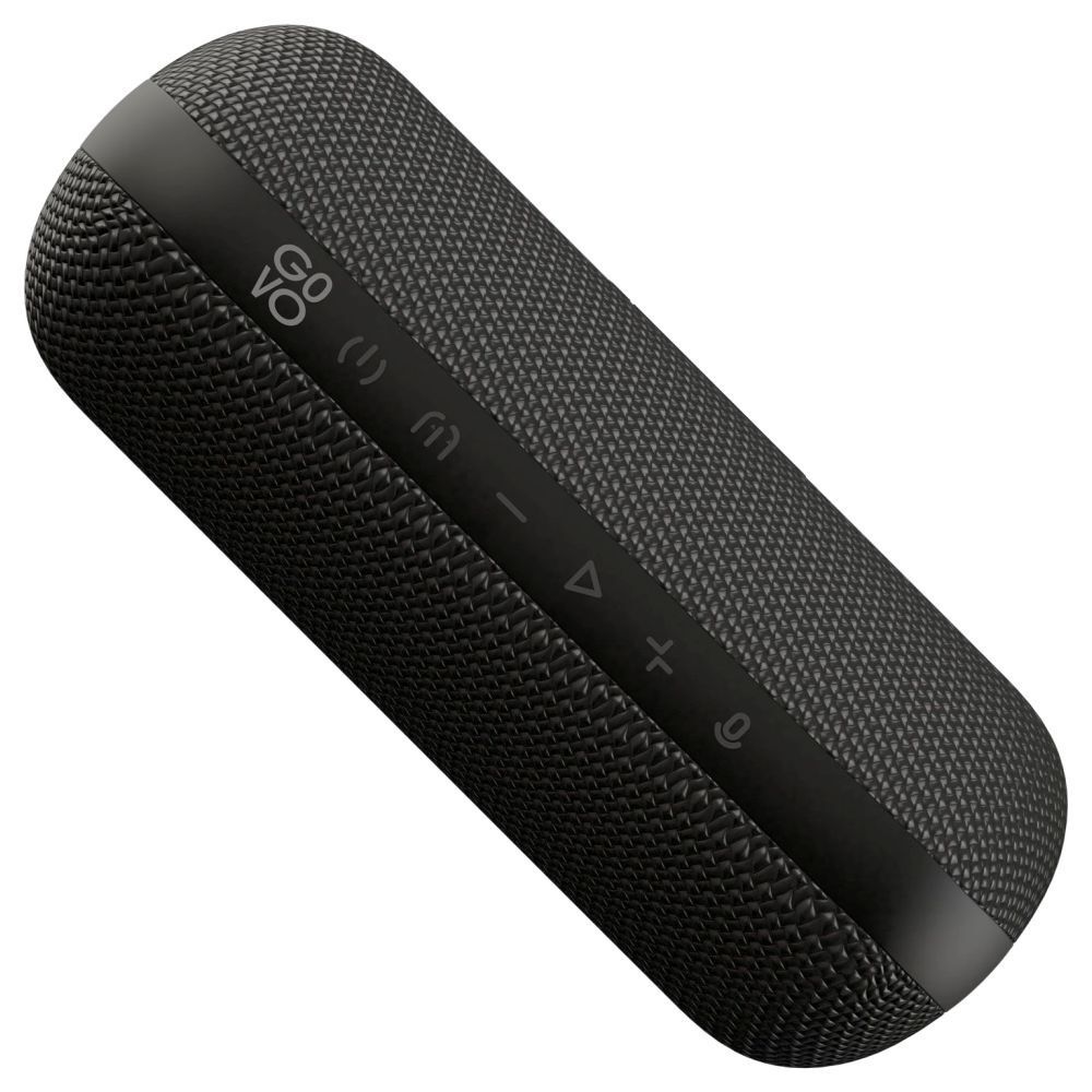 Amazon - GOVO Go Crush 900 Bluetooth Speaker with Up to 18 Hours Playtime, Platinum Black Price