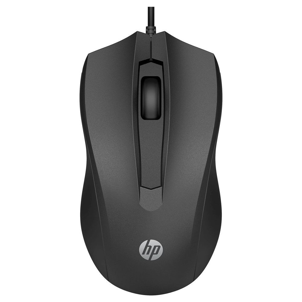 Amazon - HP 100 Optical USB Wired Mouse, Black Price