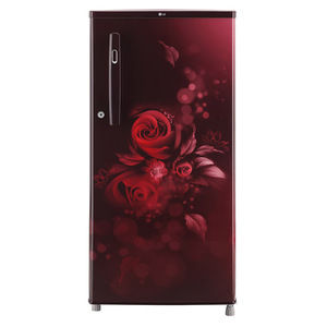 Flipkart - LG 185 L Direct Cool Single Door 3 Star Refrigerator with Fast Ice Making (Scarlet Euphoria, GL-B199OSED) Price