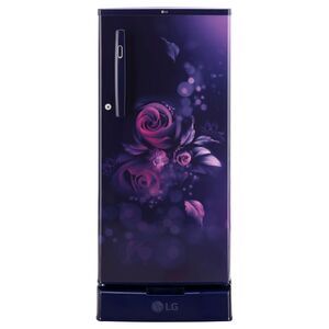 Jiomart - LG 185 Litre 3 Star Direct Cool Single Door Refrigerator, Blue Euphoria GL-D199OBED Price