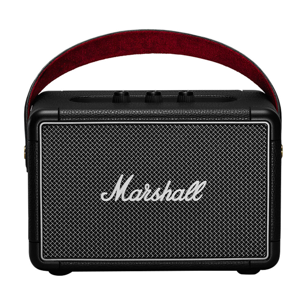 Reliancedigital - Marshall Kilburn II Bluetooth Speaker, More than 20 hrs of playtime,  Upto 30 feet range, Bluetooth 5.0 aptX technology, IPX2 water-resistant, Powered by 36 Watts, Black Price