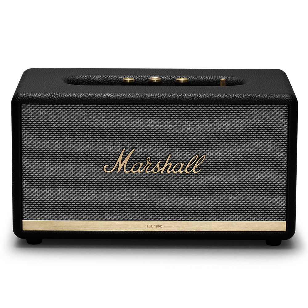 Amazon - MARSHALL STANMORE II Bluetooth Speaker, Bluetooth v5.0, Qualcomm aptX wireless connectivity, Two 15 Watt Class D amplifiers, Multi-host functionality, Black Price