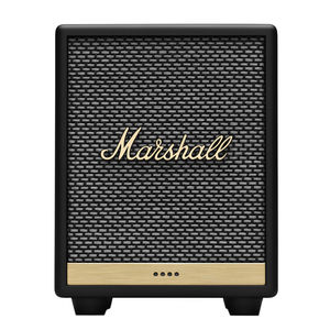 Amazon - Marshall Uxbridge Voice Bluetooth Speaker with Amazon Alexa Built-in, WI-FI and Bluetooth 4.2 Connectivity, Mono Speaker, Acoustic Noise Cancellation, Far Field Voice Interaction, Airplay 2, Black Price