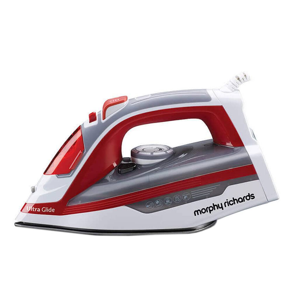 Vijay Sales - Morphy Richards Ultra Glide Steam Iron, White/Red Price