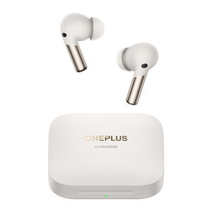 Reliancedigital - OnePlus Pro 2R E507B TWS Earbuds, Dual Drivers, Upto 39 hrs of combined playtime, Bluethhoth v5.3, Sweat and Rain resistant, Spatial Audio, Misty White Price