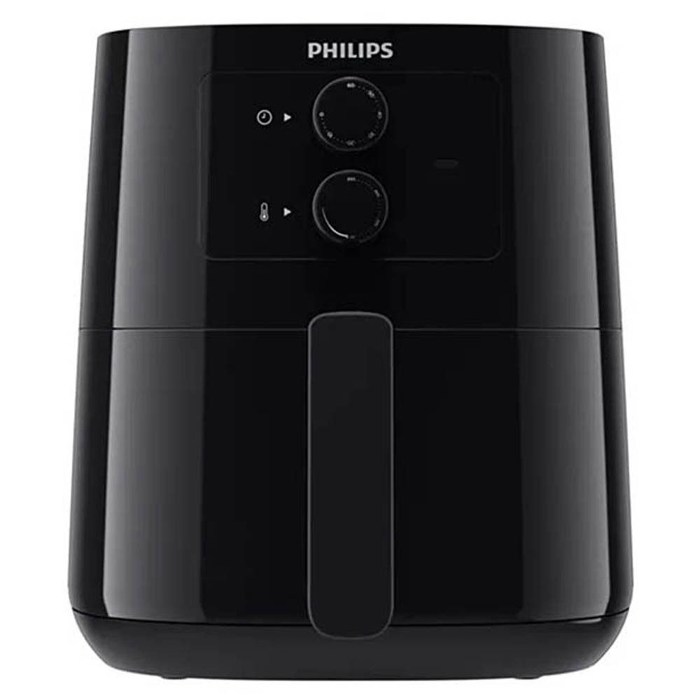 Vijay Sales - Philips Essential Spectre  4.1L Airfryer with Healthy Frying with Rapid Air technology (HD9200), Black Price