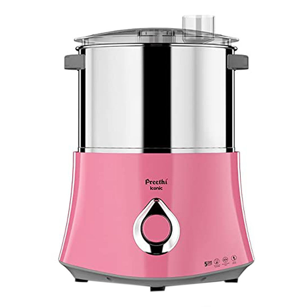 Amazon - Preethi Iconic 2 Litre Table Top Wet Grinder with Bi-Directional Grinding Technology (Pink) Price