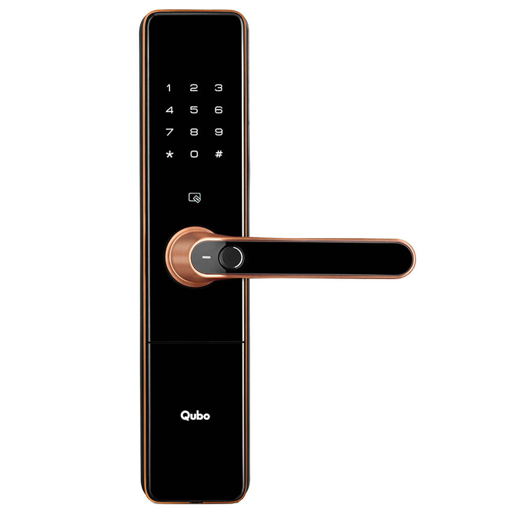 Amazon - Qubo Ultra HLM01 Smart Door Lock with 5-Way Unlock Access, Copper Price