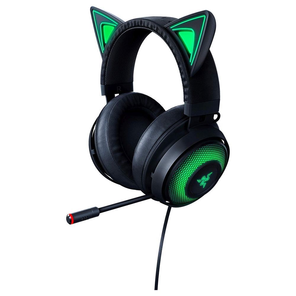 Amazon - Razer Kraken Kitty RZ04 Wired Headphone with Stream Reactive Lighting, Black Price