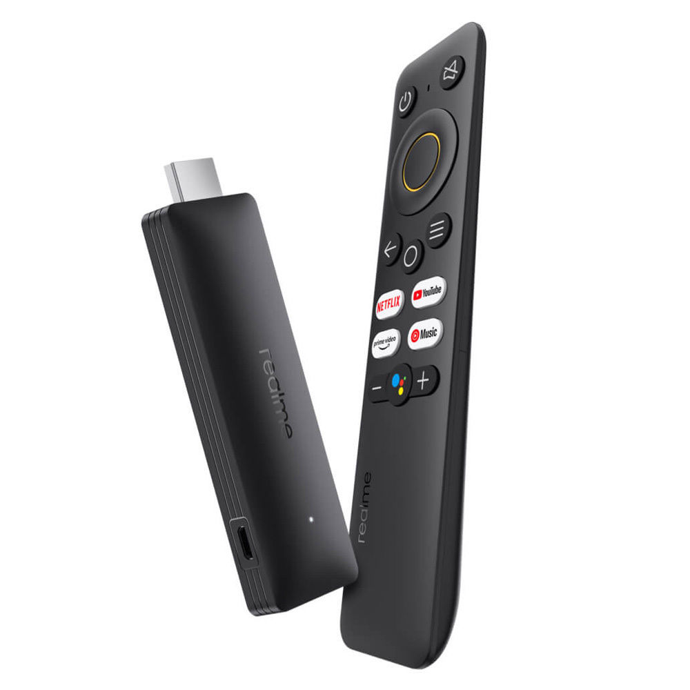 Reliancedigital - realme 4K Smart Google TV Stick with Bluetooth Voice Control Remote, Black Price