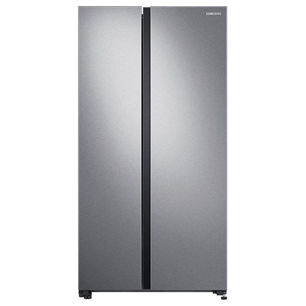 Amazon - Samsung 700L Inverter Frost Free Side by Side Refrigerator (RS72R5001M9/TL Gentle Silver Matt,SpaceMax Technology,Deodorising Filter) Price