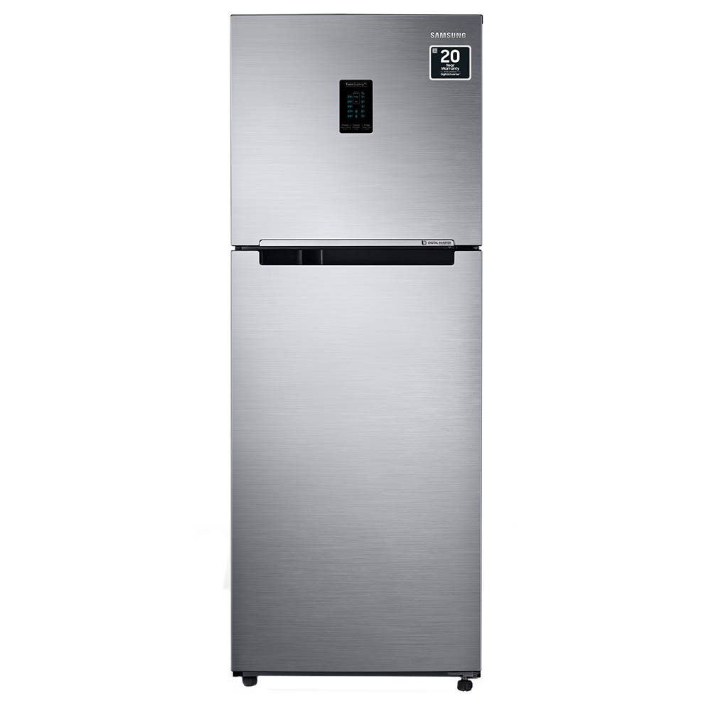 Reliancedigital - Samsung 322 litres 2 Star Double Door 5-in-1 Convertible Refrigerator, Elegant Inox RT37C4512S8/HL Price
