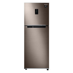 Reliancedigital - Samsung 336 L 2 Star Inverter Frost Free Double Door Refrigerator(RT37T4632DX LUXE BROWN, Convertible, Curd Maestro) Price