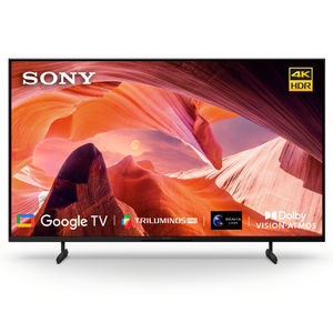 Amazon - Sony Bravia 108 cm (43 inches) 4K Ultra HD Smart LED Google TV KD-43X80L, Black Price