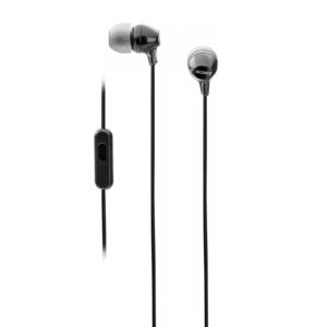 Reliancedigital - Sony MDR-EX14AP Wired Earphone with Mic, Secure-fitting silicone earbuds with 1 Year warranty(Black) Price